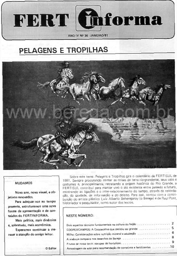 Jornal Fert Informa - janeiro de 1981