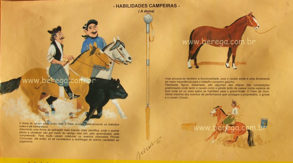 Berega Website Oficial - Obras do Autor - Cavalos Crioulos