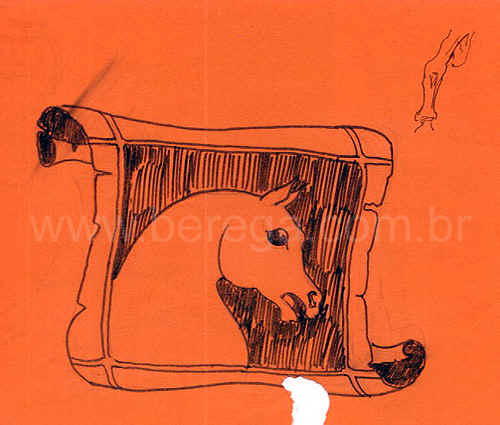 desenho r?ido de cavalo