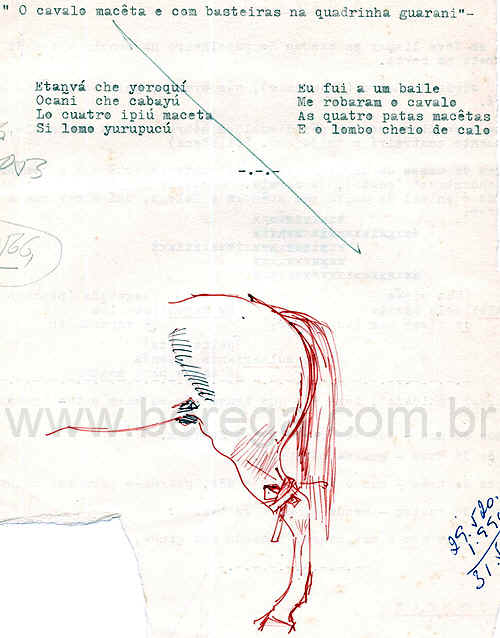 esboco de posterior de cavalo com patas traseiras amarrada - com texto