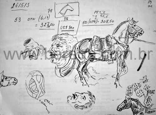 esboco gauchos e cavalo encilhado.jpg (55008 bytes)