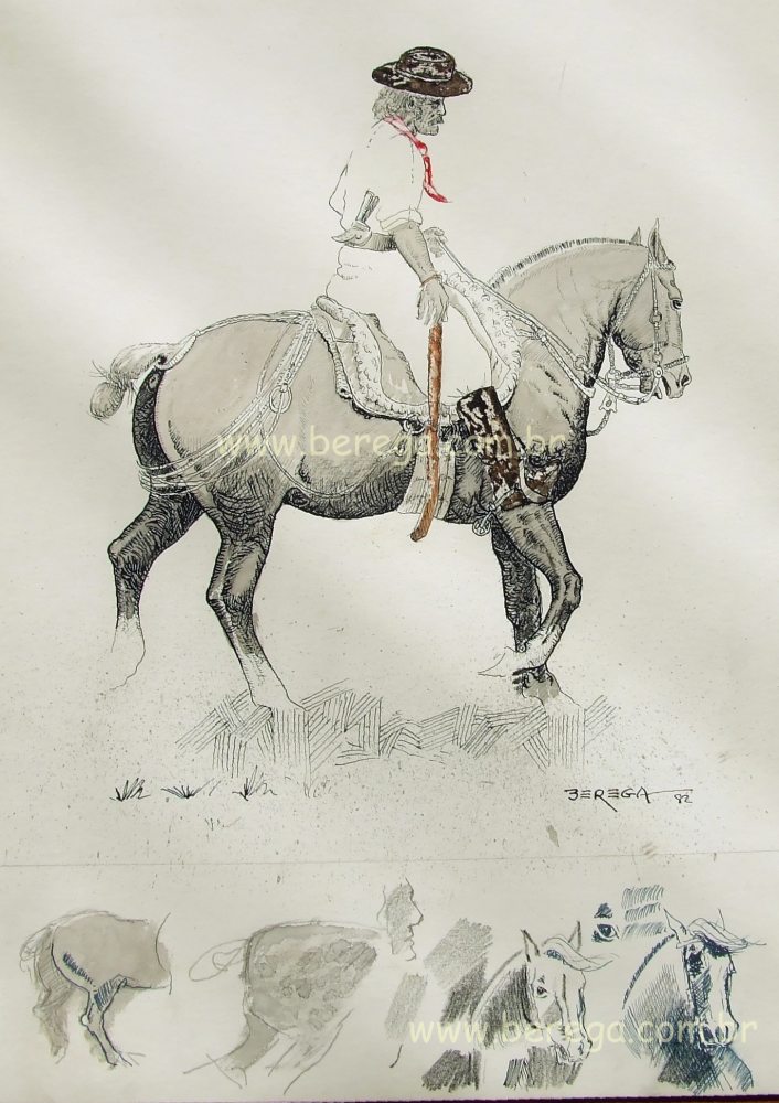 Gaúcho e Cavalo Crioulo